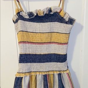 Stripped summer romper